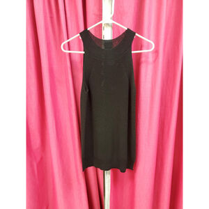 Black Knitted Halter Top. Size S. RS 81.